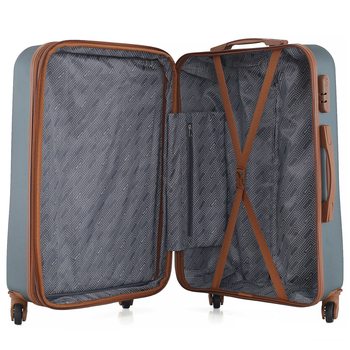 Чемодан Semi Line 24" M Green-Grey (T5584-4) - Pampik - 2