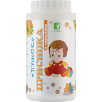 Дитяча присипка Enjee Пушок Пантенол з чистотілом, 100 г - Pampik