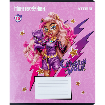 Набір зошитів Kite Monster High А5, в лінійку, 12 аркушів, 25 шт. (MH24-234) - Pampik - 7