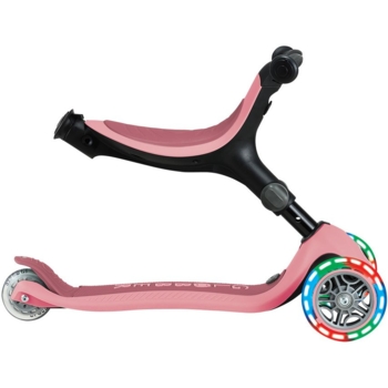 Самокат Globber Go Up Active, 1+ лет, до 20/50 кг, пастельно-темно-розовый (744-210) - Pampik - 5