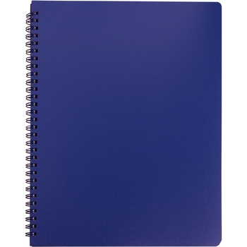 Книга записная Buromax Office в клеточку А4 спираль синяя 96 листов (BM.24451150-02) - Pampik