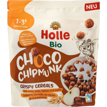Пластівці Holle хрусткі дитячі з шоколадом, органічні, з 12 місяців, 125 г - Pampik