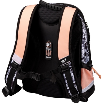 Рюкзак школьный Yes S-100 Anime полукаркасный, черный с персиковым (559579) - Pampik - 3