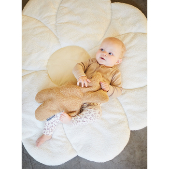 Килимок ігровий Childhome Flower, 110 см, білий (CCPMFL) - Pampik - 6