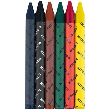 Мел восковой Kite Classic 6 шт. (K-1076) - Pampik - 3