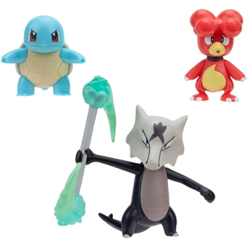 Набір ігрових фігурок Pokemon W19 Магбі, Сквиртл, Алола Маровак (PKW3600) - Pampik - 2
