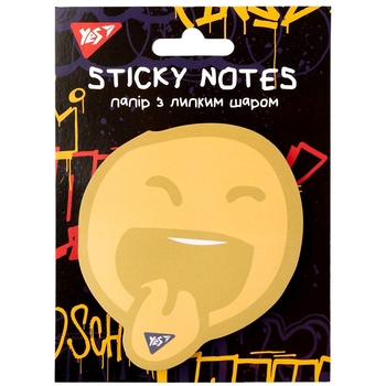Бумага для заметок Yes Melt Smile фигурная 40 листов (170356) - Pampik