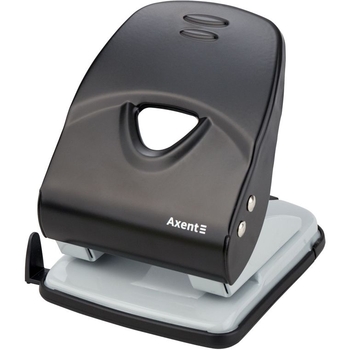 Дырокол Axent Exakt-2, 40 листов черный (3940-01-A) - Pampik