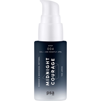 Олія нічна з ретинолом PSA Midnight Courage Rosehip & Bakuchiol Retinol Night Oil 15 мл - Pampik