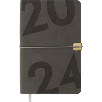 Ежедневник датированный Buromax Best 2024 A6 серый (BM.2519-09) - Pampik