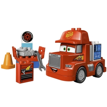 Конструктор LEGO DUPLO Disney and Pixar’s Тачки Мак на перегонах, 14 деталей (10417) - Pampik - 4