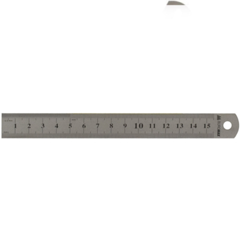 Линейка Buromax стальная 15 см (BM.5810-15) - Pampik