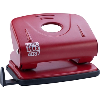 Діркопробивач Buromax металевий до 20 аркушів червоний (BM.4037-05) - Pampik