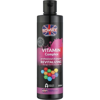 Шампунь для тонких и ослабленных волос Ronney Professional Vitamin Complex Revitalizing 300 мл - Pampik