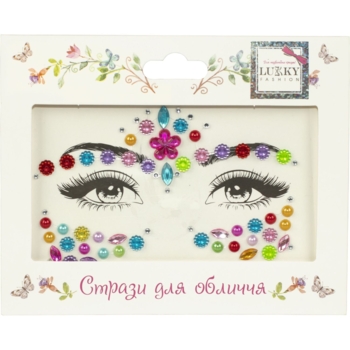 Стразы для лица Lukky Цветочная фантазия (T20924) - Pampik