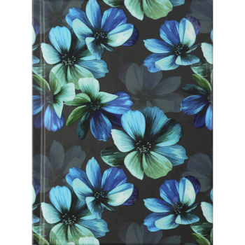 Блокнот Buromax Flora А-6, 64 листа бирюзовый (BM.24614102-06) - Pampik