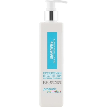 Шампунь Probiotic Cosmetics для всех типов волос, 300 мл - Pampik