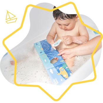 Іграшка для купання Badabulle: книжка + 20 фігурок - Pampik - 9