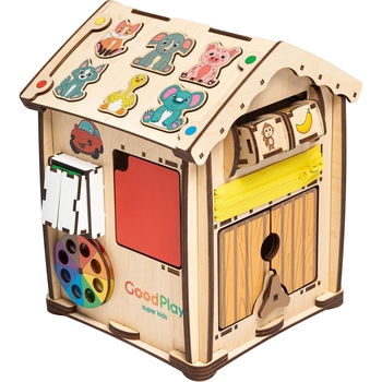 Бізібудинок GoodPlay Всезнайка з LED підсвічуванням 24х24х30 см (691407) - Pampik - 2