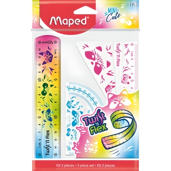 Набор линеек Maped Mini Cute Twistnflex 3 предмета (MP.981828) - Pampik