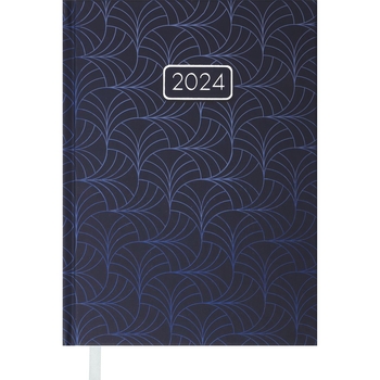 Ежедневник датированный Buromax Velvet 2024 A5 синий (BM.2163-02) - Pampik
