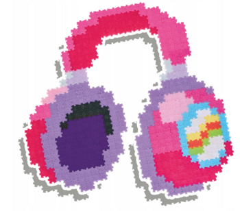 Піксельний пазл Jixelz Рок-н-ролл 1250 елементів (T73619) - Pampik - 5