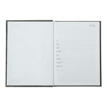 Ежедневник датированный Buromax Parallel 2024 A5 черный (BM.2107-01) - Pampik - 4