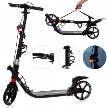 Самокат для взрослых iTrike SR 2-015-4-B черный - Pampik - 3