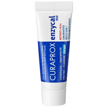 Зубна паста Curaprox Enzycal, ферментна, з фтором, 10 мл - Pampik