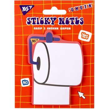 Бумага для заметок Yes Sticky Mood фигурная 40 листов (170357) - Pampik