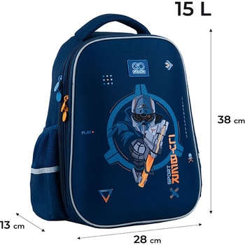Рюкзак GoPack Education полукаркасный GO24-165M-8 Cyber ​​Game - Pampik - 3