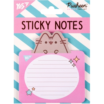 Бумага для заметок Yes Pusheen фигурная 40 листов (170399) - Pampik