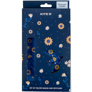 Набор бейджов на липучке и подвеска Kite Be Ukraine K24-3010-3 2 шт. - Pampik