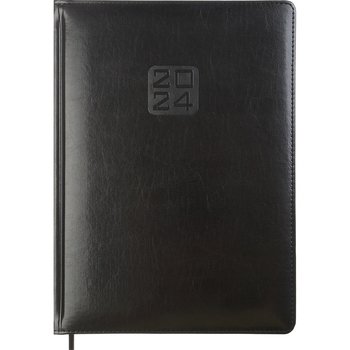 Ежедневник датированный Buromax Bravo 2024 A4 черный (BM.2740-01) - Pampik