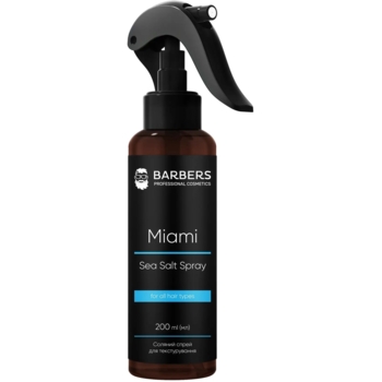 Спрей для волосся Barbers Miami текстурувальний сольовий 200 мл - Pampik