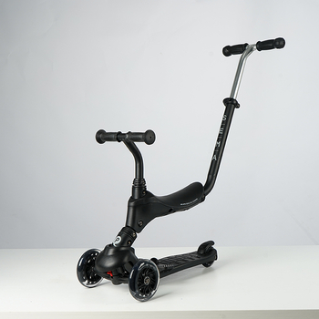 Самокат триколісний дитячий Qplay Sema Pro 5 в 1 Black (ST-004SemaProBlack) - Pampik - 8