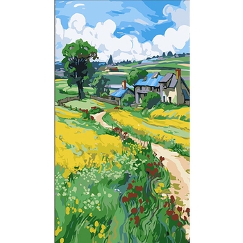 Набір для розпису по номерах Strateg Дорога додому 50х25 см (WW162) - Pampik