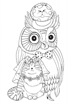 Раскраска Жорж Почти миллион сов (Z101016У) - Pampik - 4