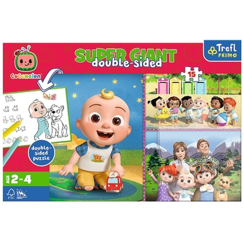 Пазли Trefl Щастливий день Кокомелон Supergiant 15 елементів - Pampik - 4