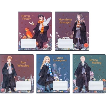 Набор тетрадей Kite Harry Potter А5 в клетку 18 листов 20 шт. (HP24-236) - Pampik