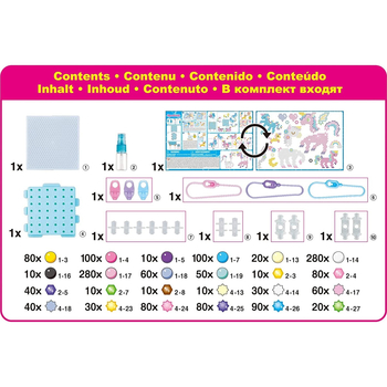 Набор аквамозаики Aquabeads Волшебные единороги (31944) - Pampik - 4