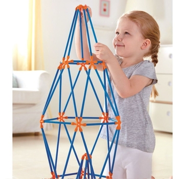 Конструктор Hape Flexistix Башни бамбуковые 132 детали (E5566) - Pampik - 7