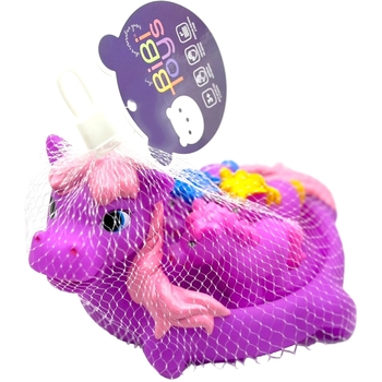 Набір іграшок для купання Bibi Toys Єдиноріг 4 шт. (760875BT) - Pampik - 3