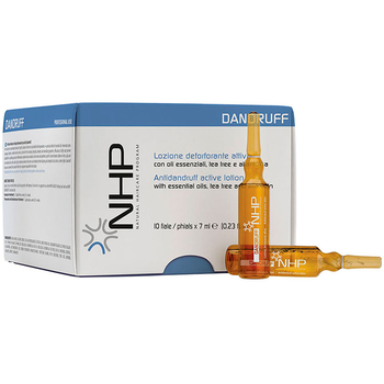Активний лосьйон для волосся NHP Dandruff проти лупи з ефірними оліями 10 шт. x 7 мл - Pampik