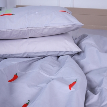 Простыня MirSon Ranforce Elite 17-4754 Benvenuto 110х160 см светло-серая (2200008937652) - Pampik - 4