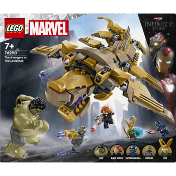 Конструктор LEGO Super Heroes Marvel Месники проти Левіафана, 347 деталей (76290) - Pampik