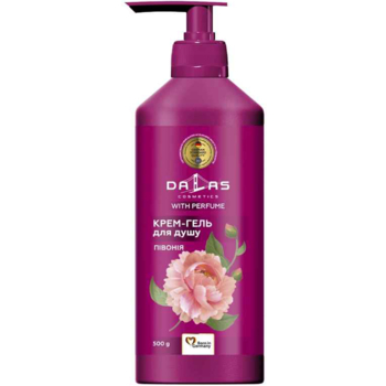 Крем-гель для душа Dalas Пион, 500 мл - Pampik