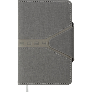 Ежедневник датированный Buromax Navigator 2024 A6 серый (BM.2520-09) - Pampik