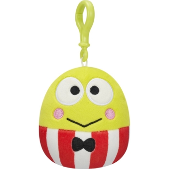М'яка іграшка-брелок Squishmallows Hello Kitty Кероппі на кліпсі, 9 см (SQSN00274) - Pampik