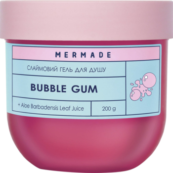Слаймовий гель для душу Mermade Bubble Gum, 200 г - Pampik